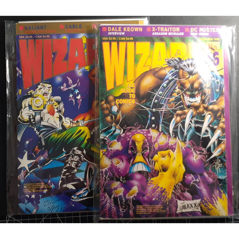 Wizard Comic Price Guide #16-#17 Lot